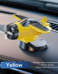 🔥Solar powered airplane shaped car ornaments