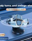 🔥Solar powered airplane shaped car ornaments