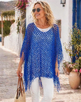 💐Summer Metallic Crochet Cover-Up – Lightweight, Flowy & Effortlessly Stylish summer outfit