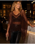 💐Summer Metallic Crochet Cover-Up – Lightweight, Flowy & Effortlessly Stylish summer outfit