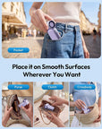 Mini Handheld Fan with LED Display –👍5-Speed Turbo Pocket size Fan.✨USB Rechargeable, High-Speed Cooling for Travel & Makeup. Perfect Gift. Portable Refrigeration