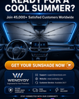 🔥Last Day 50% OFF - 2026 Upgraded Car Windshield Sun Shade Umbrella