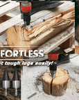 🥳2026 HOT SALE🥳💞50K+ SOLD!🔧✅The Professional Upgrade for Firewood Prep. Durable Drill Set Makes Quick Work of Logs. 🛠️⚡
