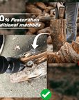 🥳2026 HOT SALE🥳💞50K+ SOLD!🔧✅The Professional Upgrade for Firewood Prep. Durable Drill Set Makes Quick Work of Logs. 🛠️⚡