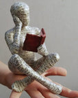 Modern Reading Woman Statue