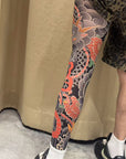 🔥Thrilling Experience Without Harm🔥Stretchy Tattoo-Print Leg Sleeve