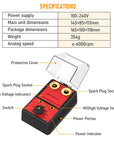 Spark Plug Tester with Dual Testing Hole