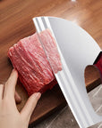 🥳2026 HOT SALE🥳💞50K+ SOLD!✨🥬 50% OFF! Ergonomic Kitchen Knife – Forward grip design, non-slip handle. Perfect for arthritis or weak wrists. 🍅🔪
