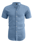✨New Arrival👕Men's Summer Stand Collar Short Sleeve Shirt