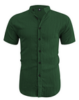 ✨New Arrival👕Men's Summer Stand Collar Short Sleeve Shirt