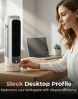 Portable USB Tower Fan with 3 Speeds