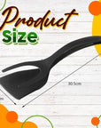 🔥🥩 2-in-1 Spatula Clip – Heat-Resistant Silicone & Non-Slip Handle – Kitchen Cooking Essential