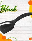 🔥🥩 2-in-1 Spatula Clip – Heat-Resistant Silicone & Non-Slip Handle – Kitchen Cooking Essential
