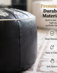 🥳2026 HOT SALE🥳💞50K+ SOLD!🏡🔊 50% OFF! High-end luxury-quality leather Versatile Round Storage Seat
