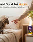 🥳2026 HOT SALE🥳💞50K+ SOLD!🐱🚫 50% OFF! Pet Boundary Spray – Citrus formula, safe around kids. Reusable, effective. Teach boundaries without stress. 💚✨