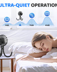 Mini Handheld Multi-Function Octopus Fan