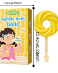 ⏳Limited-time 50% off⏰Reusable Cute Lollipop Bath Bomb,Colorful Bubble Bath Ball for Fun Bath Time🍭