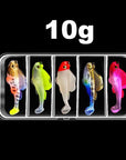 5-Piece T-Tail Soft Lure Set with Box