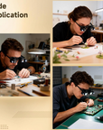 🔬 50% OFF NOW!🔍 Precision LED Magnifier Glasses – Interchangeable Lenses & Hands-Free – Tech Essential 🛠️