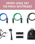 📢📢50% OFF !! ⏰💪 Build Your Dream Body Without a Gym Adjustable Resistance Band Set for Full-Body Training Anywhere