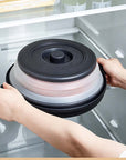 📢📢50% OFF !! ⏰Collapsible Microwave Cover with Base Mat