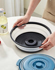 📢📢50% OFF !! ⏰Collapsible Microwave Cover with Base Mat