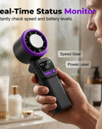 199-Speed Digital Display HandheldCooling Fan