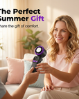 199-Speed Digital Display HandheldCooling Fan