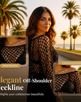 💐Summer Metallic Crochet Cover-Up – Lightweight, Flowy & Effortlessly Stylish summer outfit