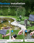 Solar Pond Aerator with Air Pump