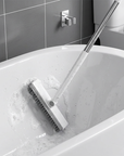 🧹 2-in-1 Grout & Corner Scrubber Brush with Squeegee🫧