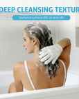 😍50KD+⏳50% OFF🔥Rinse-Free Hair Cleansing Gloves for Oil Control (10-Pack)