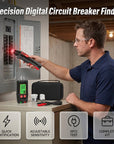 Digital Circuit Breaker Finder and Outlet Tester Kit