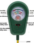 3-in-1 Soil Detector with Pointer Display