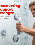 Drill-Free Suction Cup Grab Bar