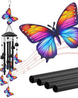 Vintage Metal Memorial Wind Chimes for Garden