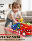Double-Decker Dinosaur Transport Truck Toy