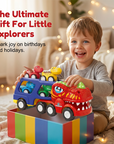 Double-Decker Dinosaur Transport Truck Toy