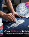 Clothing Print Remover Heat Transfer Logo and Adhesive Cleaner