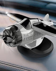 🔥Solar powered airplane shaped car ornaments