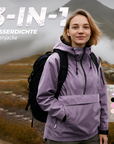 💜 LETZTER TAG - 49% RABATT 💜 3-in-1 Wasserdichte Damenjacke – Regen, Wind & Kälte, alles abgedeckt