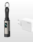 🔥4-in-1 Digital Display Keychain Charging Cable