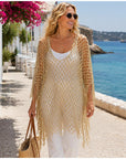 💐Summer Metallic Crochet Cover-Up – Lightweight, Flowy & Effortlessly Stylish summer outfit