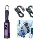 🔥4-in-1 Digital Display Keychain Charging Cable