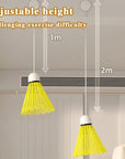 Automatic rebound badminton trainer