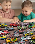 Alloy model car set