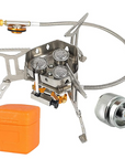 ⛺ LIMITED-TIME 50% OFF! ✨ Camping Gas Burner – 5800W, Piezo Ignition, Windproof 🔥