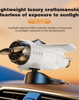 🔥Solar powered airplane shaped car ornaments