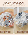 🥡🍲 Aluminum Foil Heat-Retaining Cover – Locks heat for hours, microwave safe. Reusable, eco-friendly. Keep every meal hot! ♻️✨