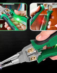 💥8-in-1 Multi-Functional Wire Stripper Scissors With Electrical Test